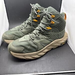 HOKA ONE ONE Anacapa Mid GTX Gore-Tex Hiking Boots Mens 10D Vibram Trail Shoes